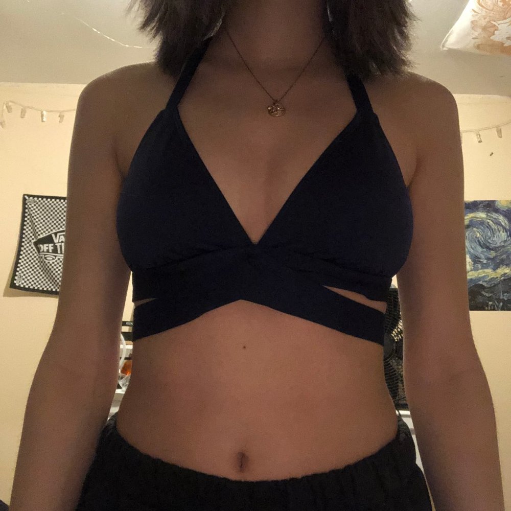 Criss Cross Bikini Top